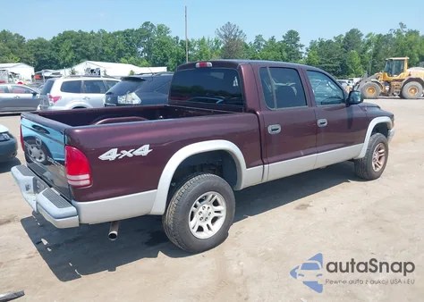 2004 Dodge Dakota Slt from USA, damaged, VIN 1D7HG48N24S556431